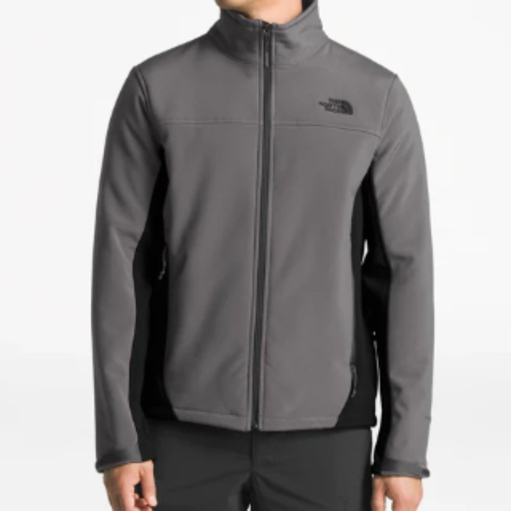 The North Face Men's Apex Chrome Thermal Jacket Asphalt Grey w/ Black Size Small